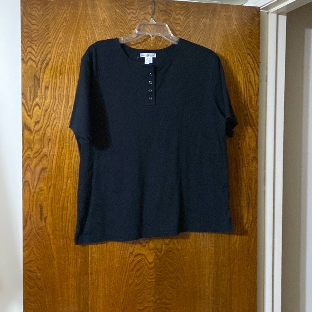 Rebecca Malone / black top / size XL